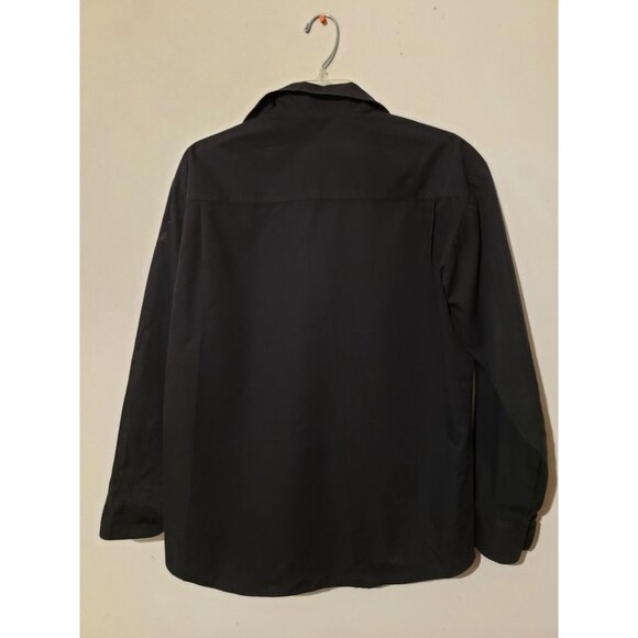 Brigade Quartermasters (2) black long sleeve button down security shirts, size m - Picture 7 of 13